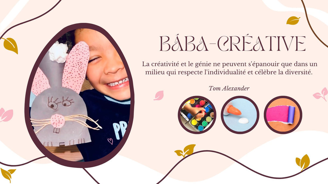 🐰 Bába-Créative : Lapin de Pâques en papier