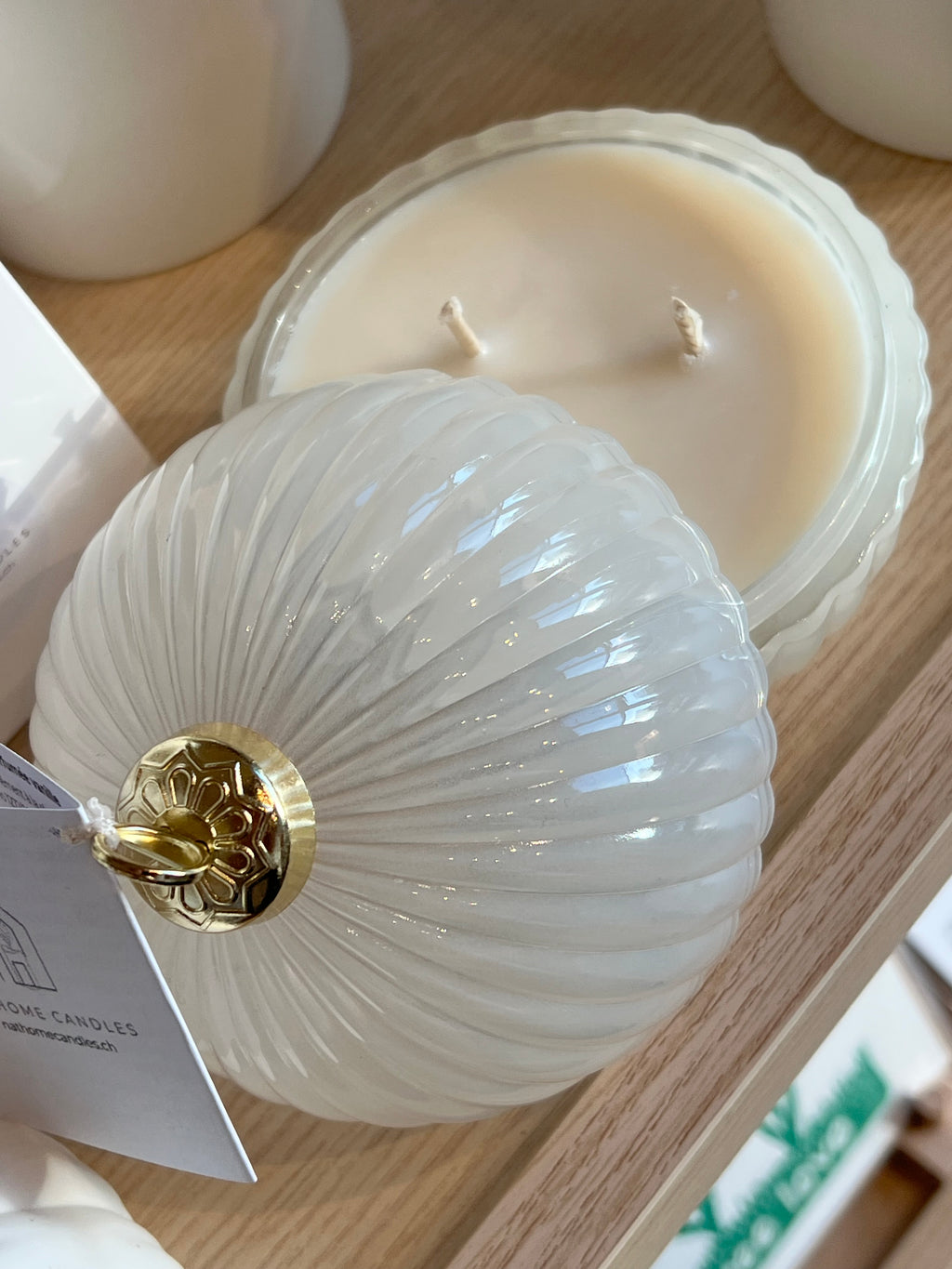 Bougie boule de Noël