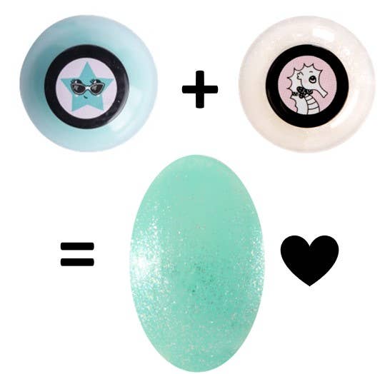 Vernis vegan enfant à l'eau et pelliculable « Lagon »