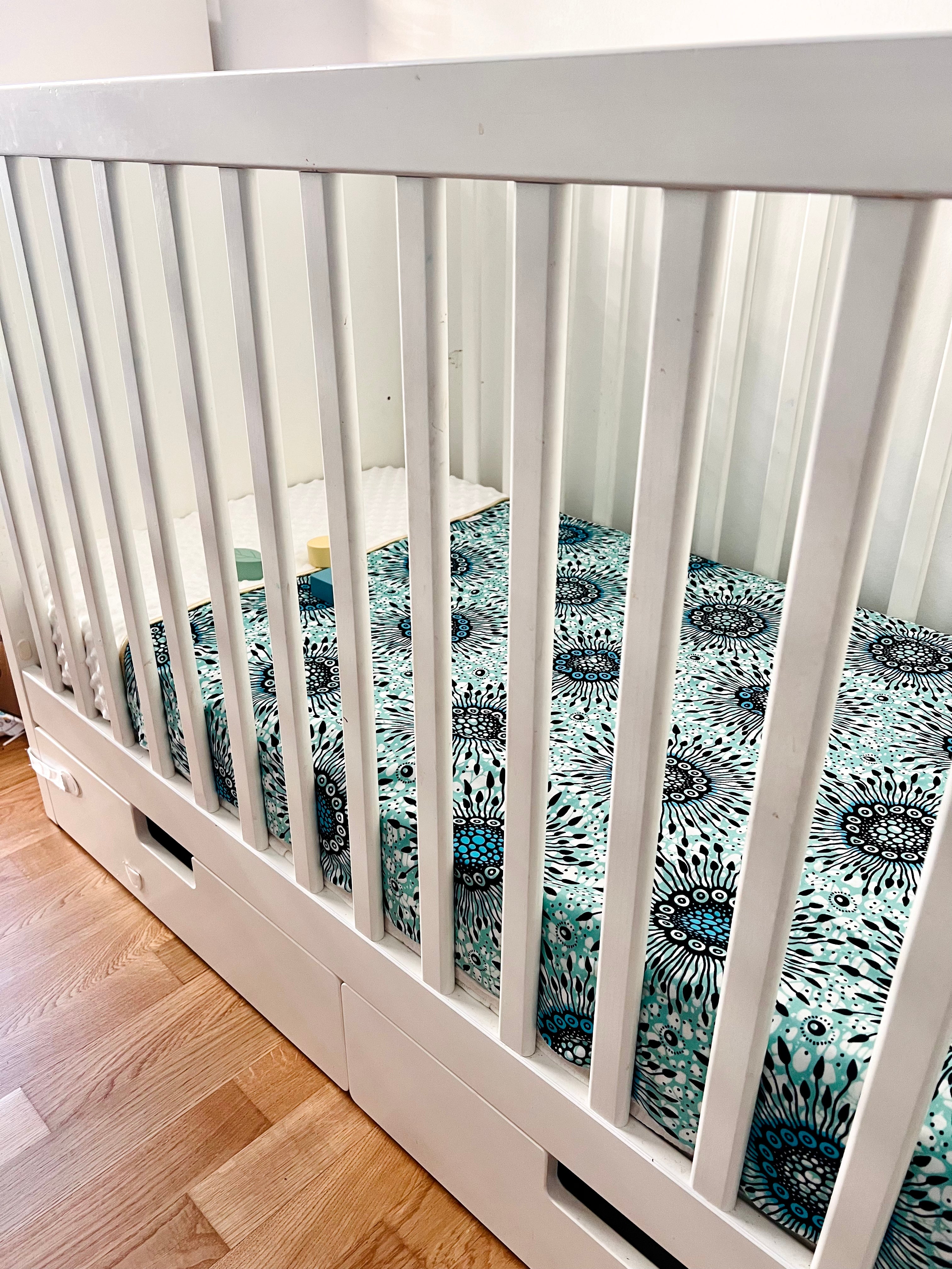 Minky-Decke, Türkis