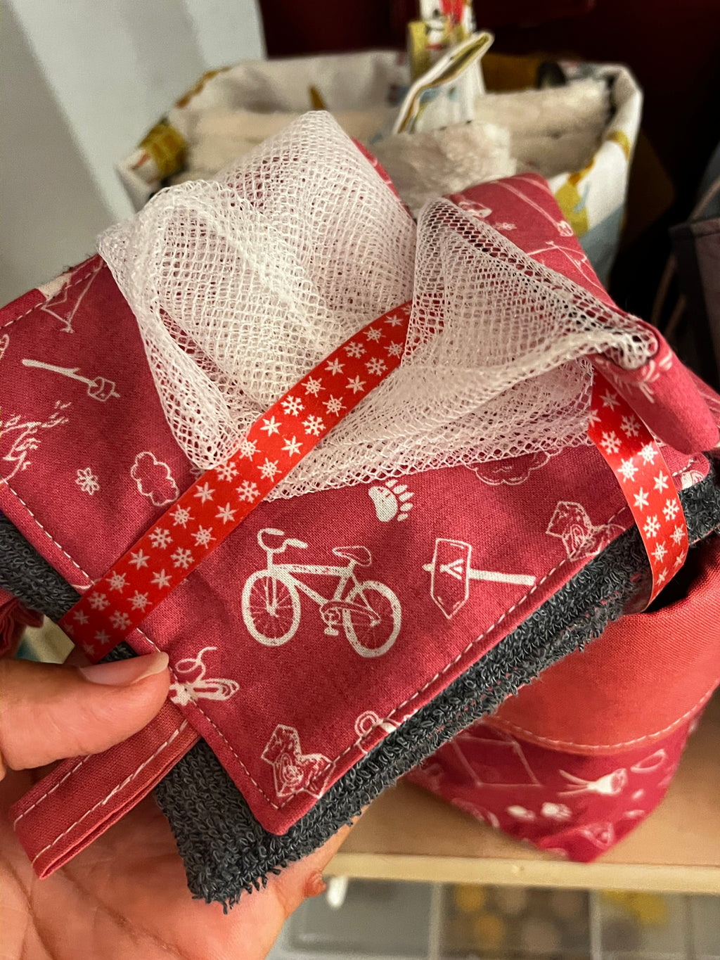 7 Lingettes démaquillante dans pochon