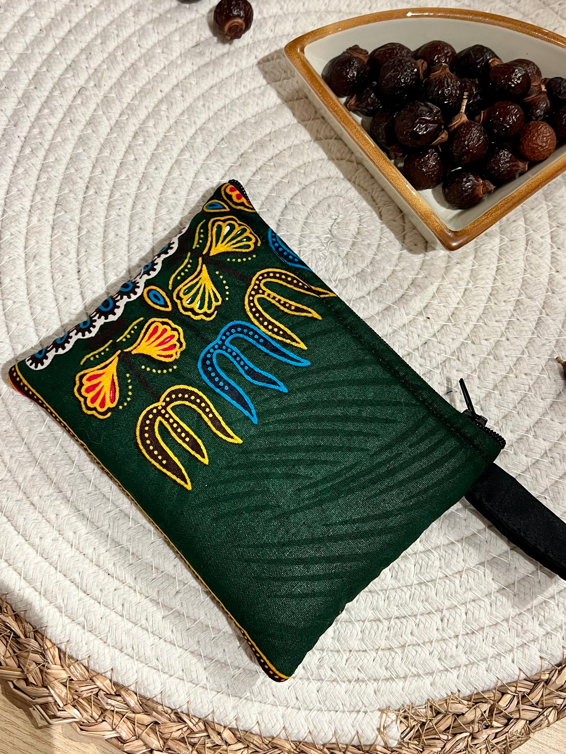 Pochette porte-monnaie avec zip