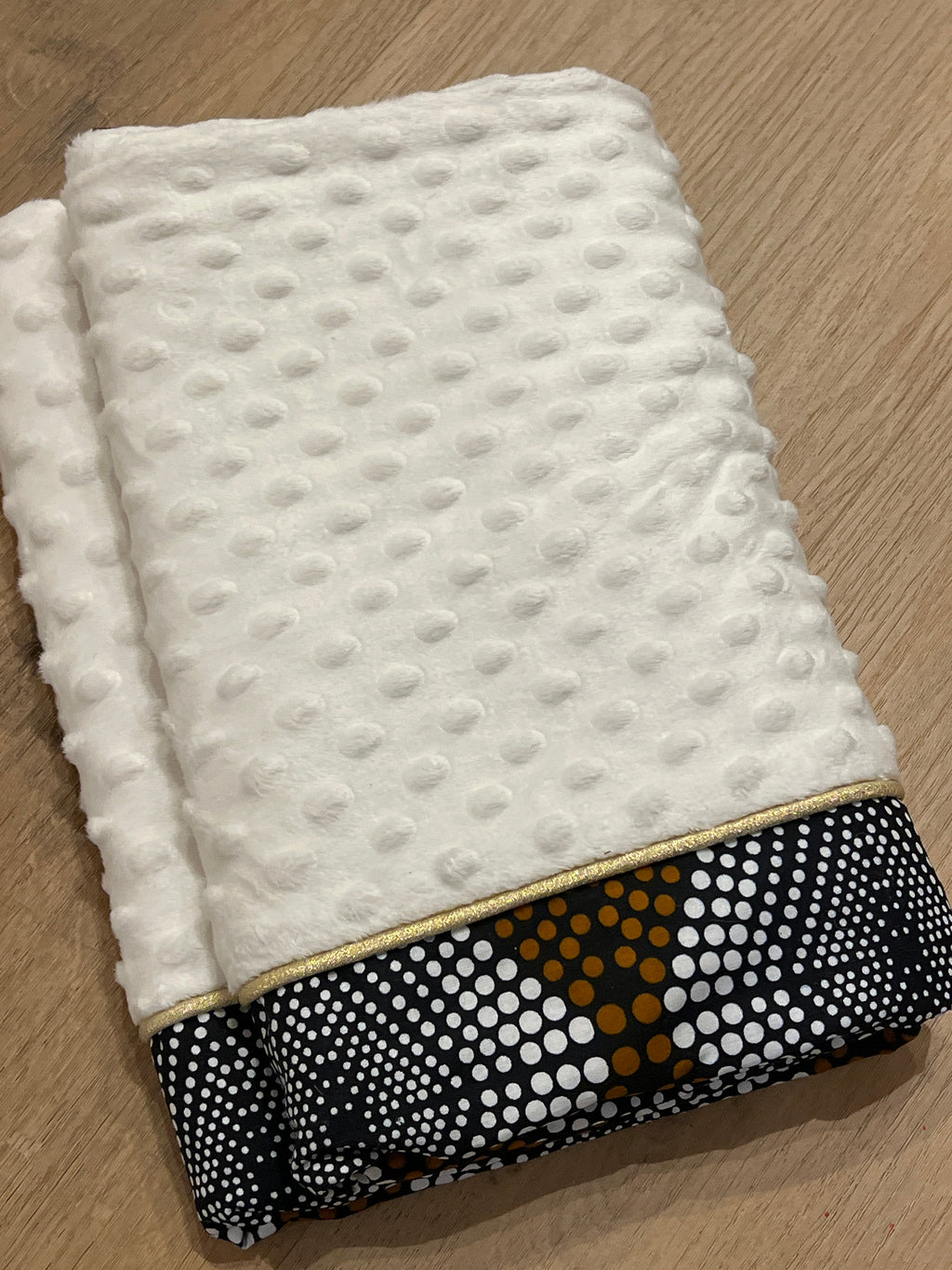 Minky-Decke, Türkis