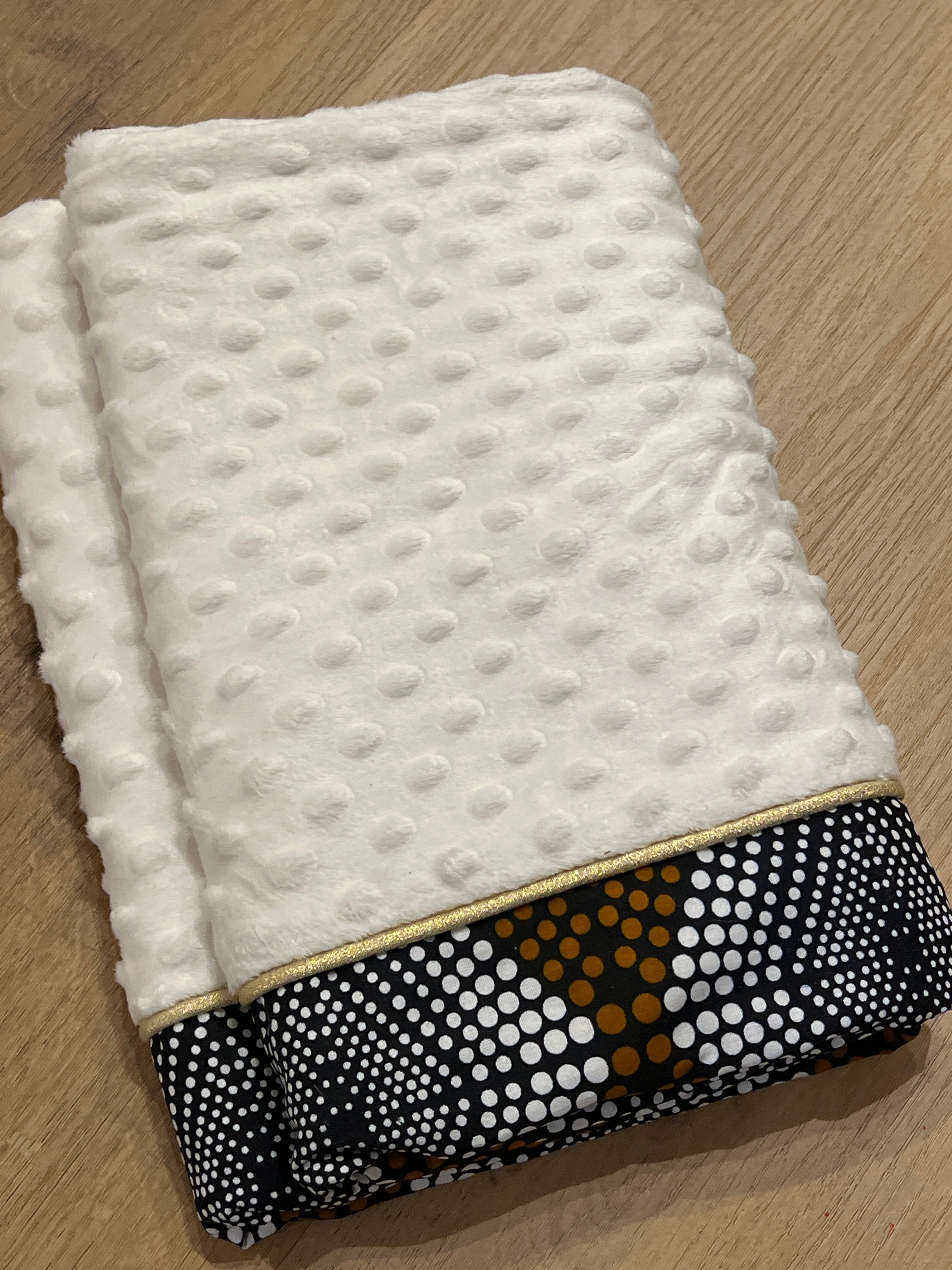 Minky-Decke, Türkis