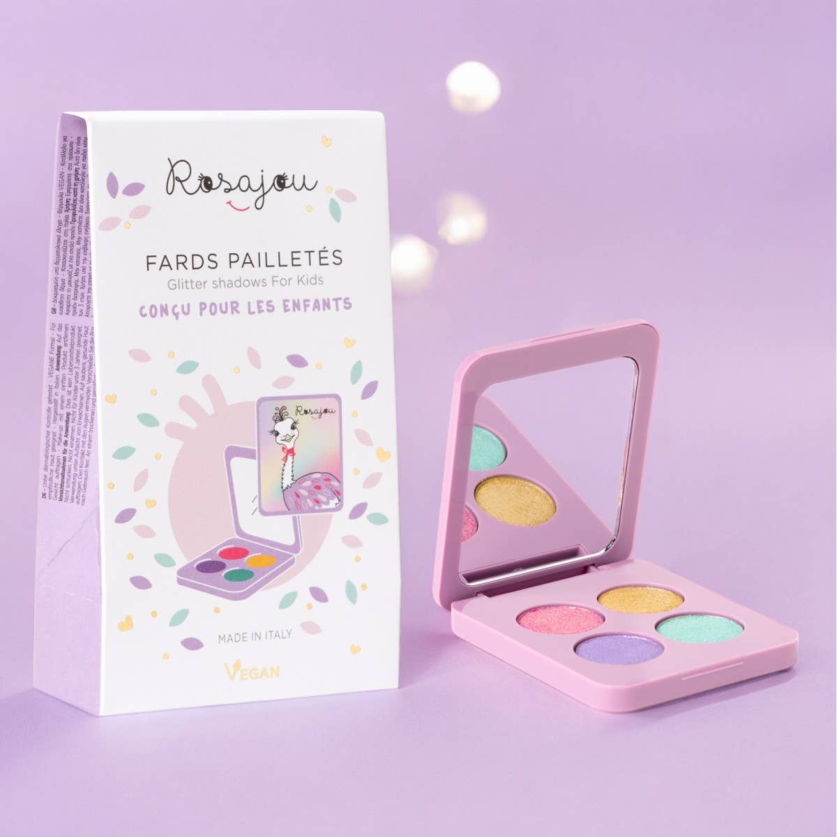 Fards paillettés vegan