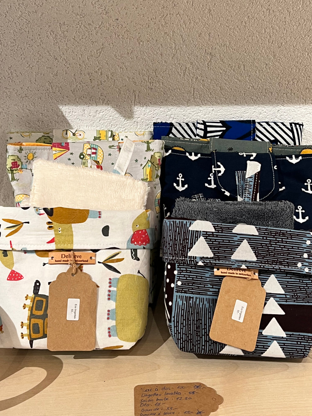 7 Lingettes démaquillante dans pochon