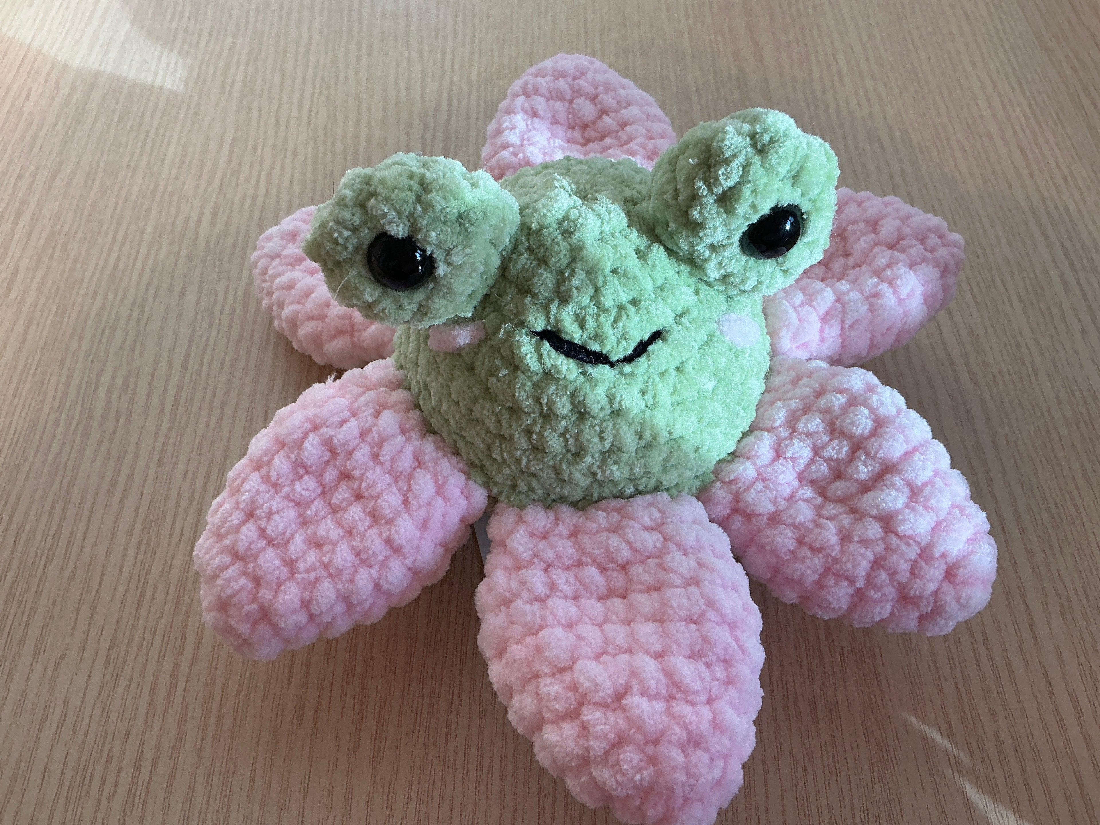 Peluche Grenouille Fleur