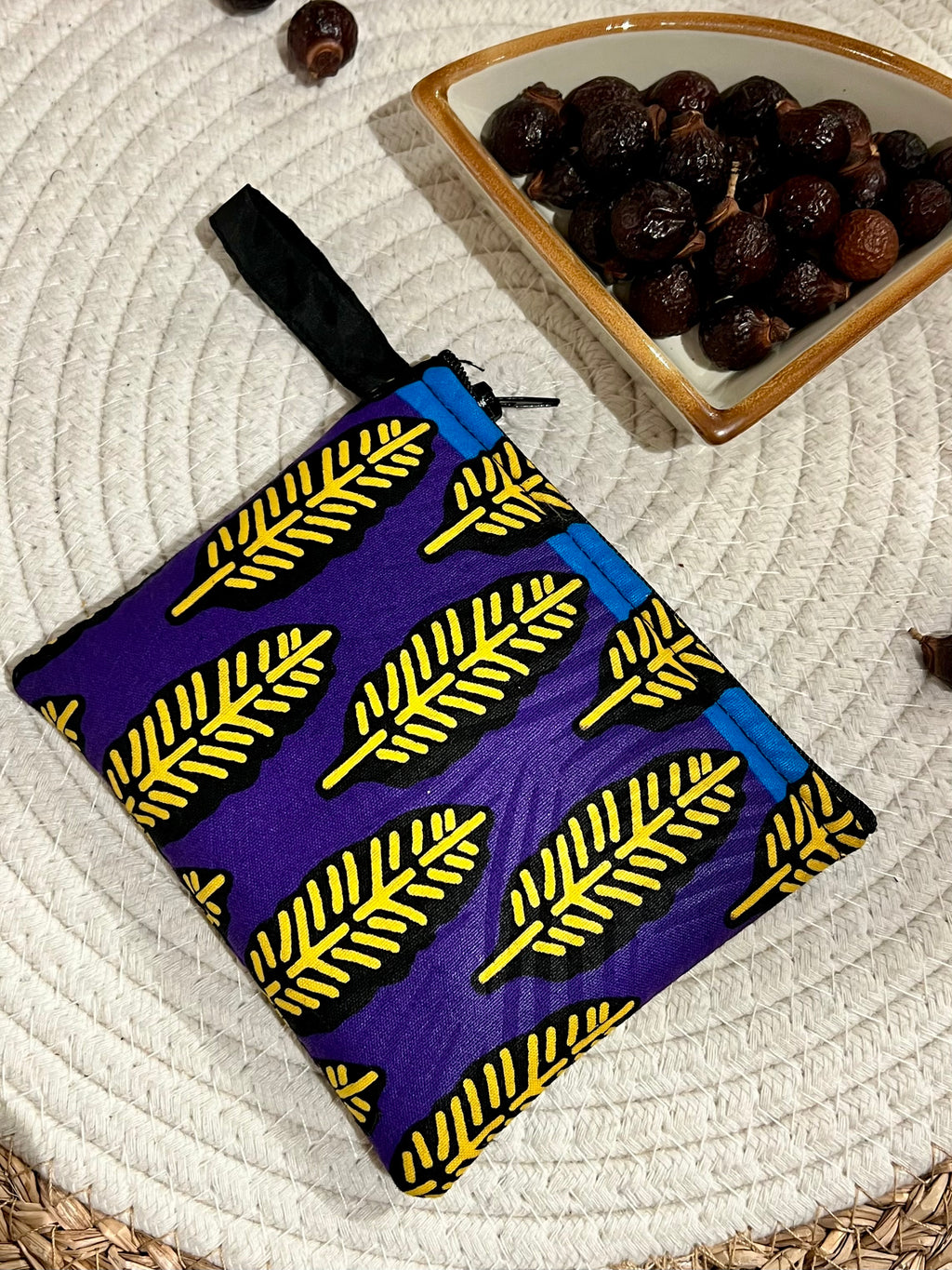 Pochette porte-monnaie avec zip