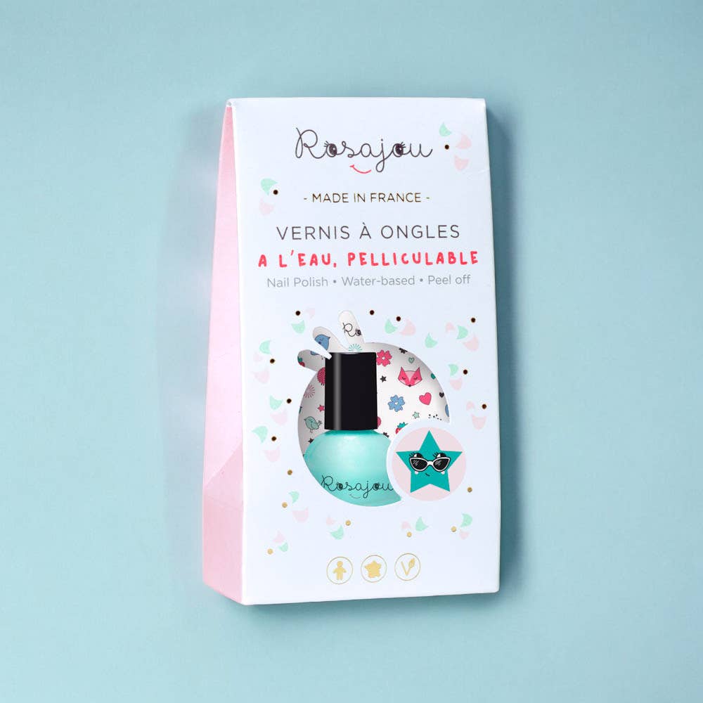 Vernis vegan enfant à l'eau et pelliculable « Lagon »