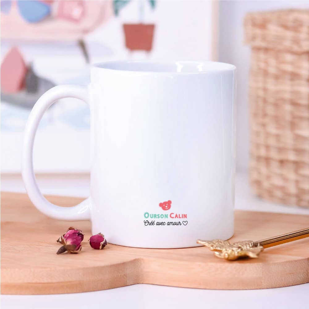 Ourson Câlin - Mug Rose Je suis une sage-femme formidable