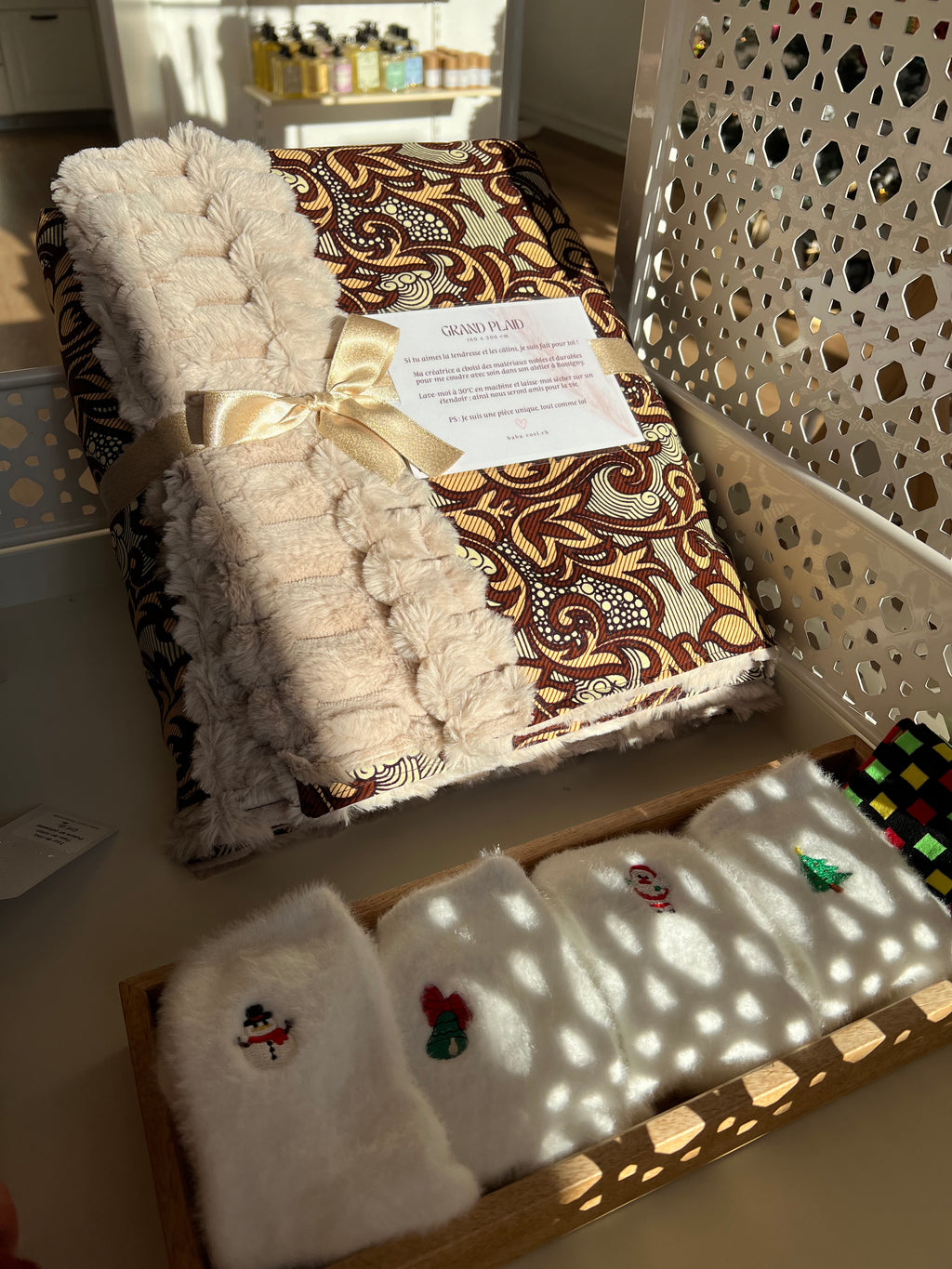 Karierte Decke • Stoff Ihrer Wahl