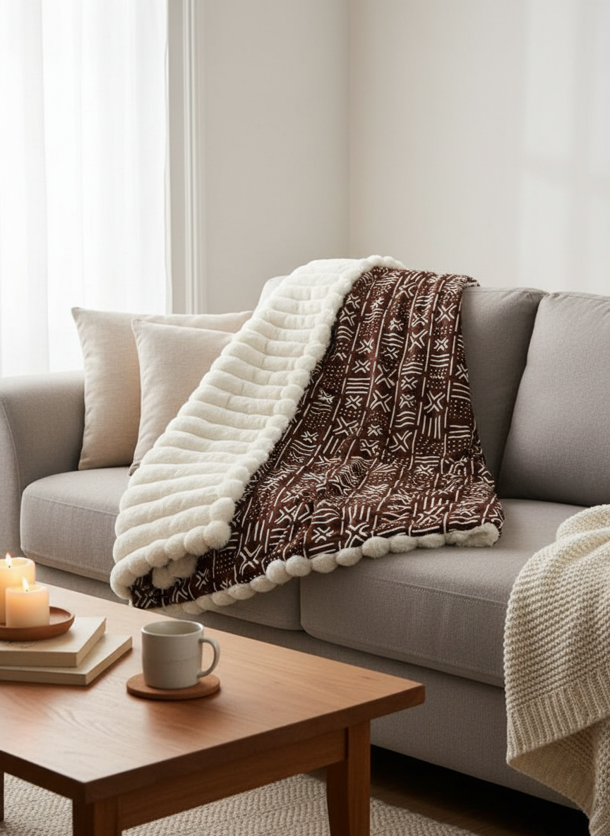 Karierte Decke • Stoff Ihrer Wahl