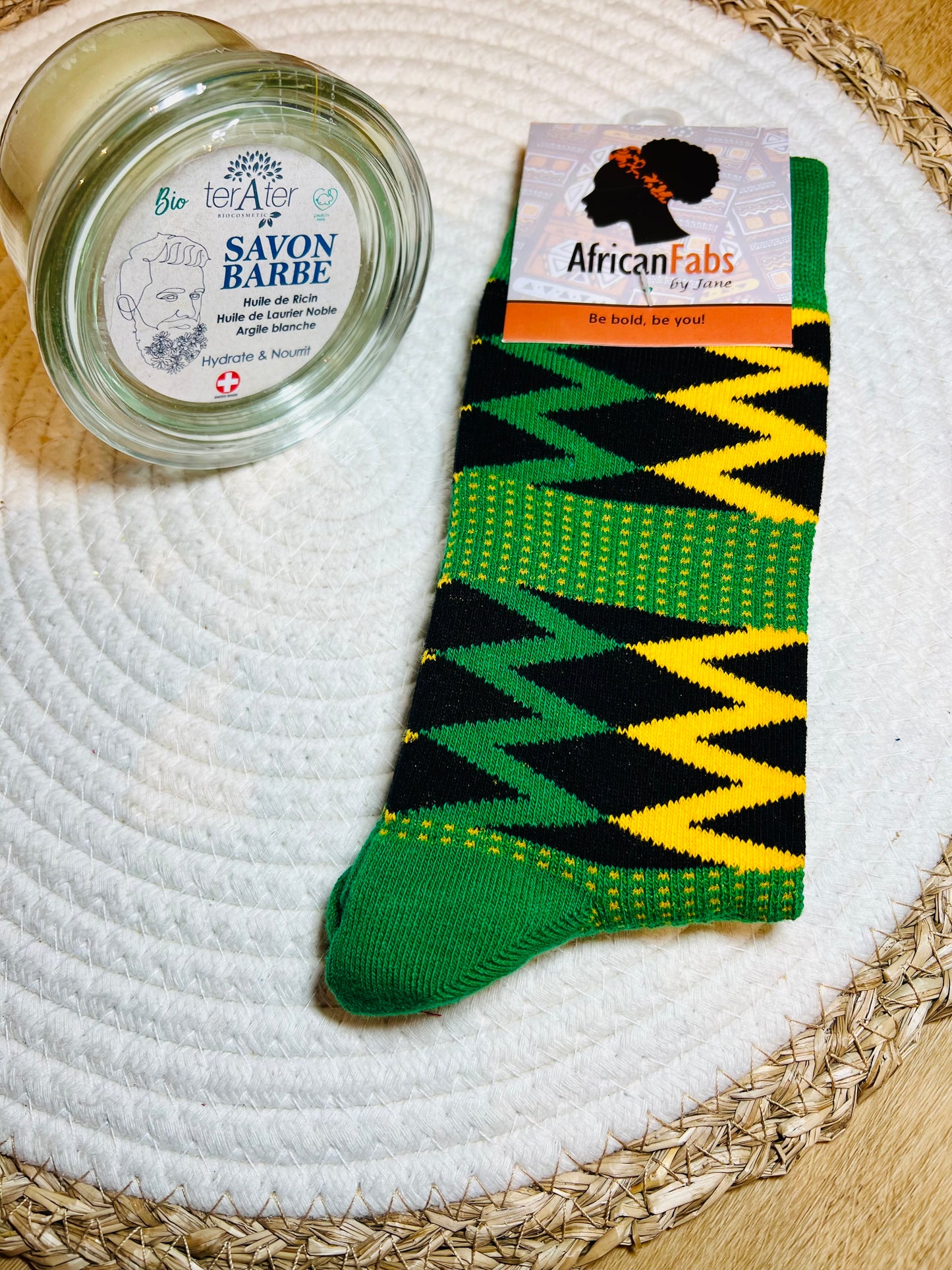 Chaussettes motifs africains 🧦 unisexe