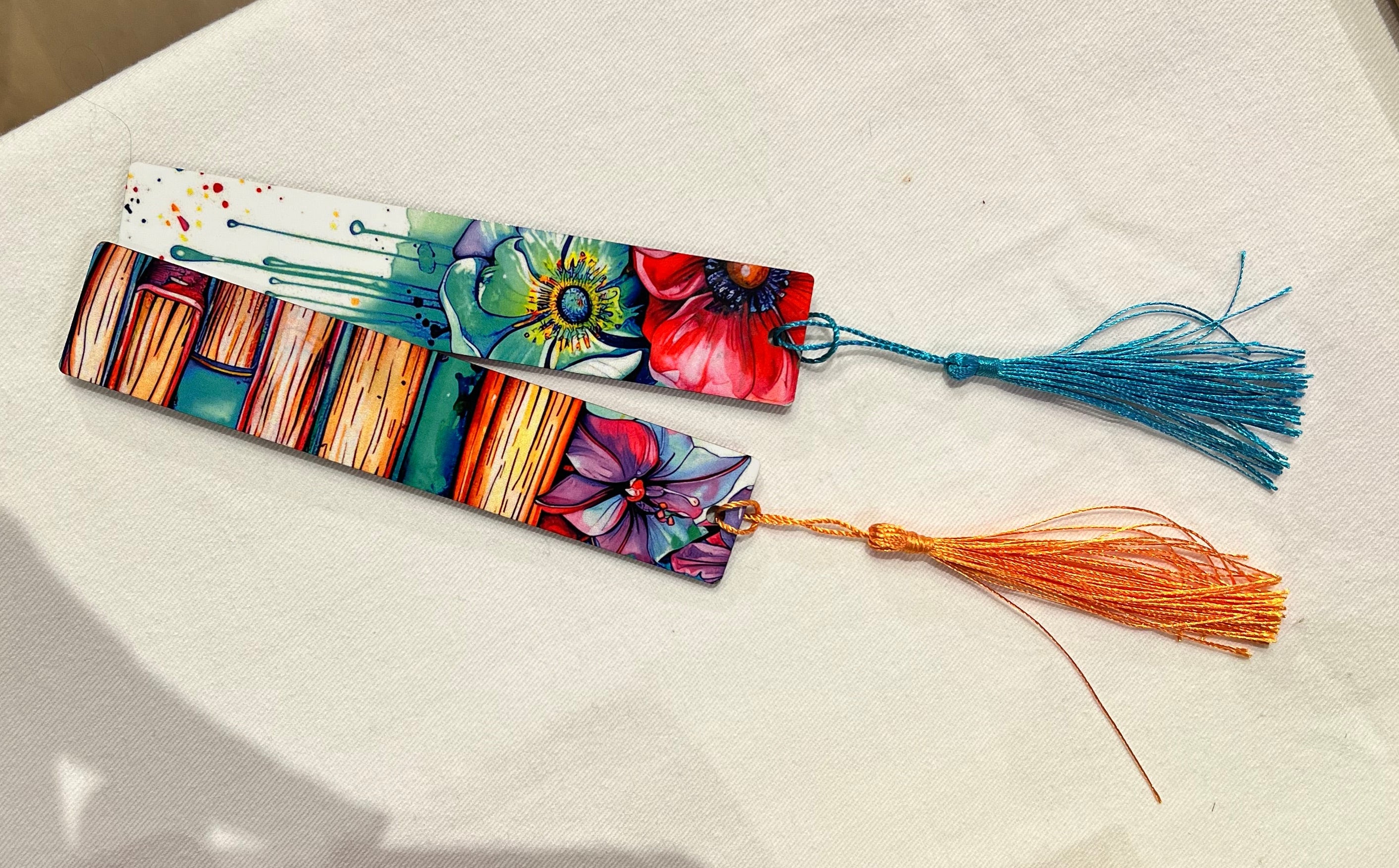 Marque page bois / résine