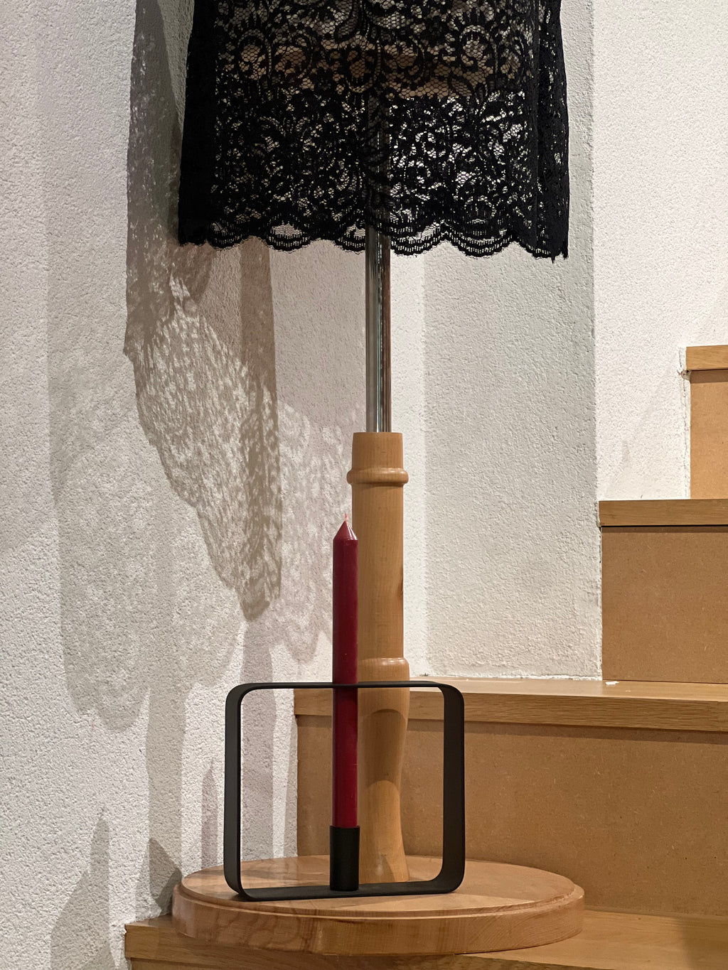 Nuisette en dentelle noire