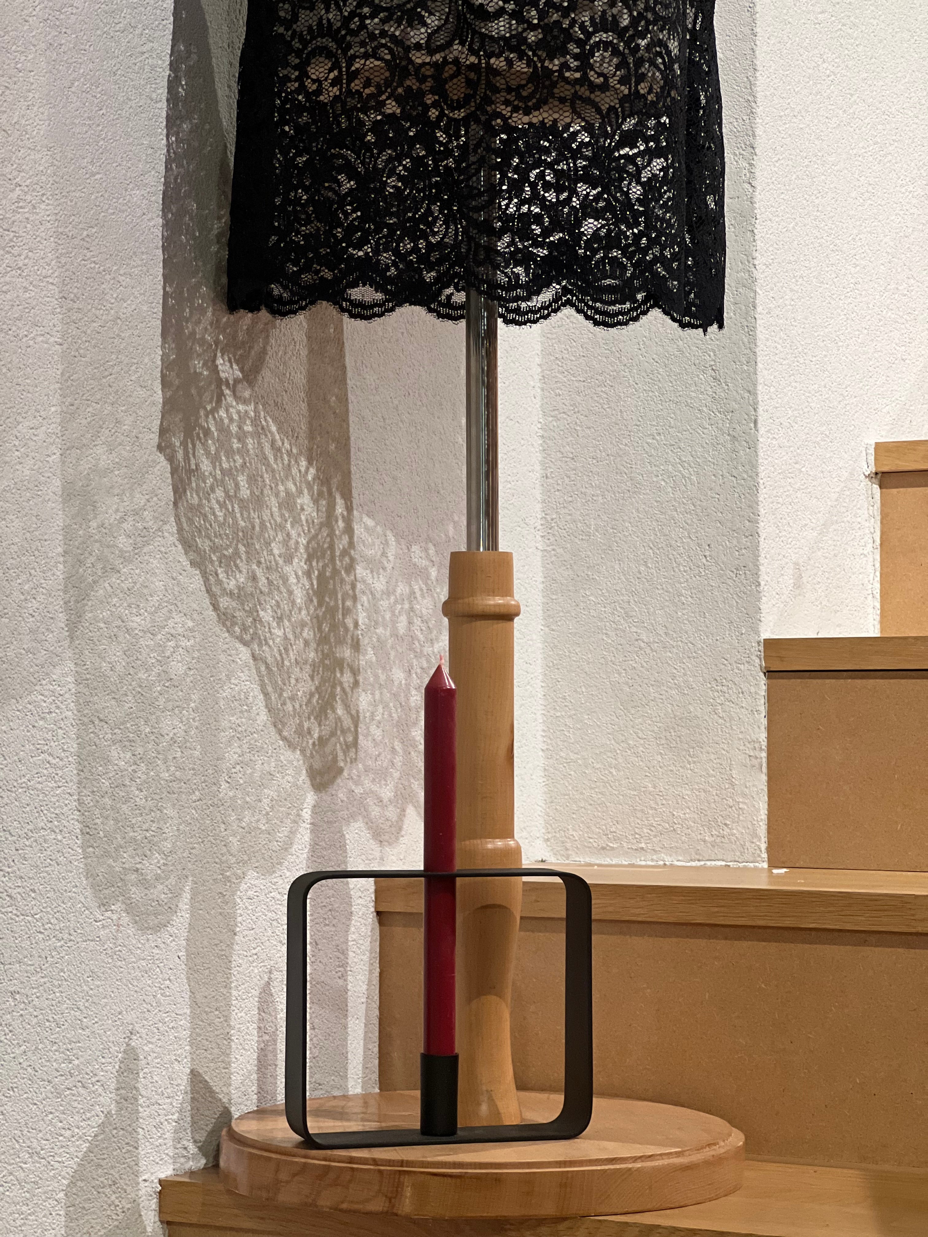 Nuisette en dentelle noire