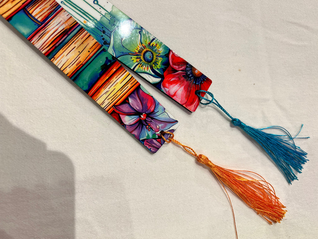 Marque page bois / résine