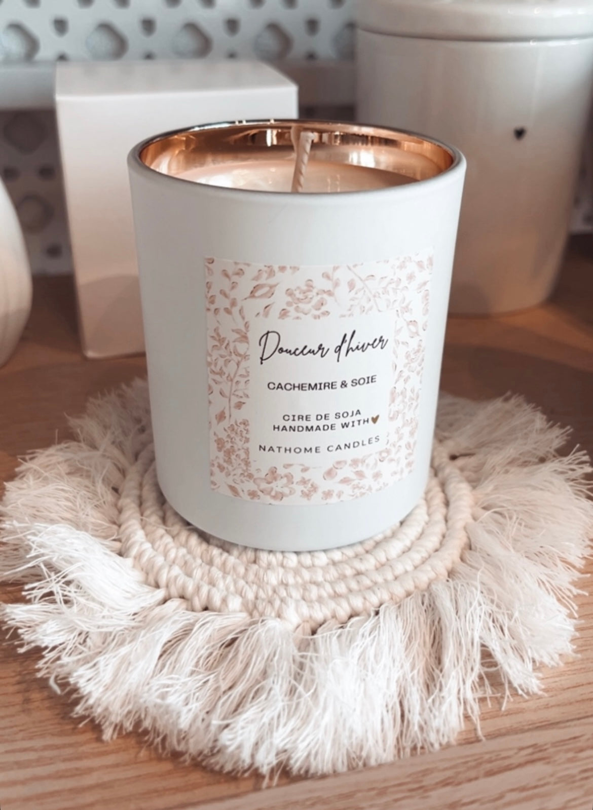 Bougies douceur d'hiver