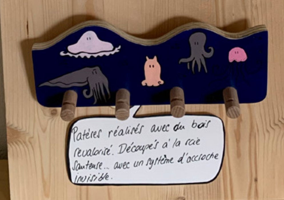 Patère animaux marin