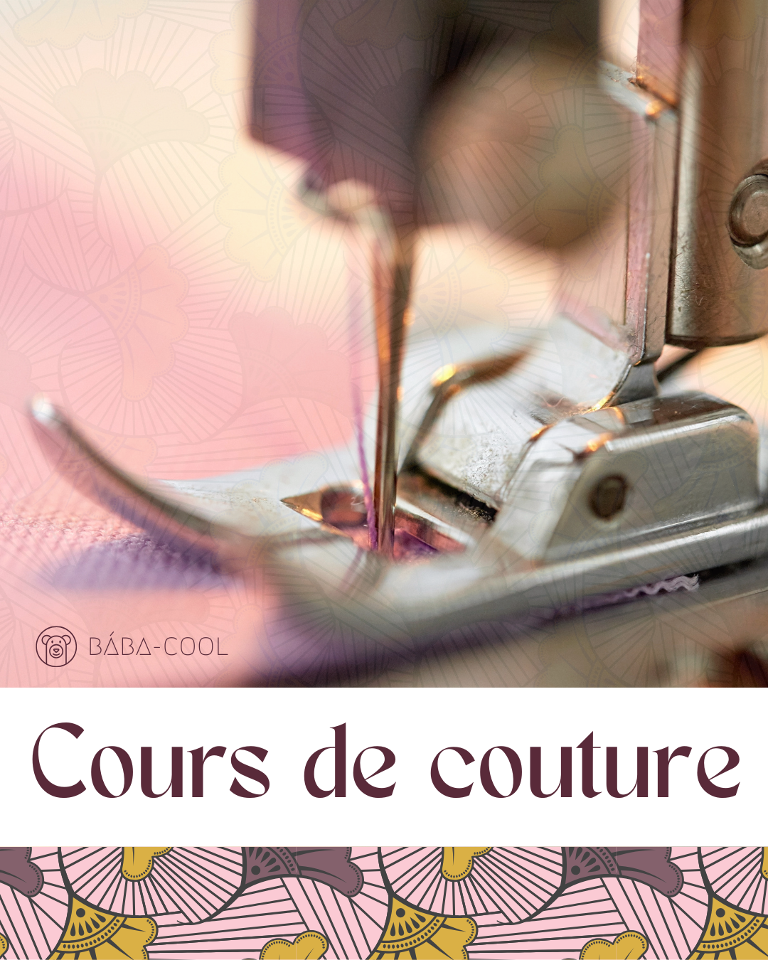 Cours de couture dès 8 ans
