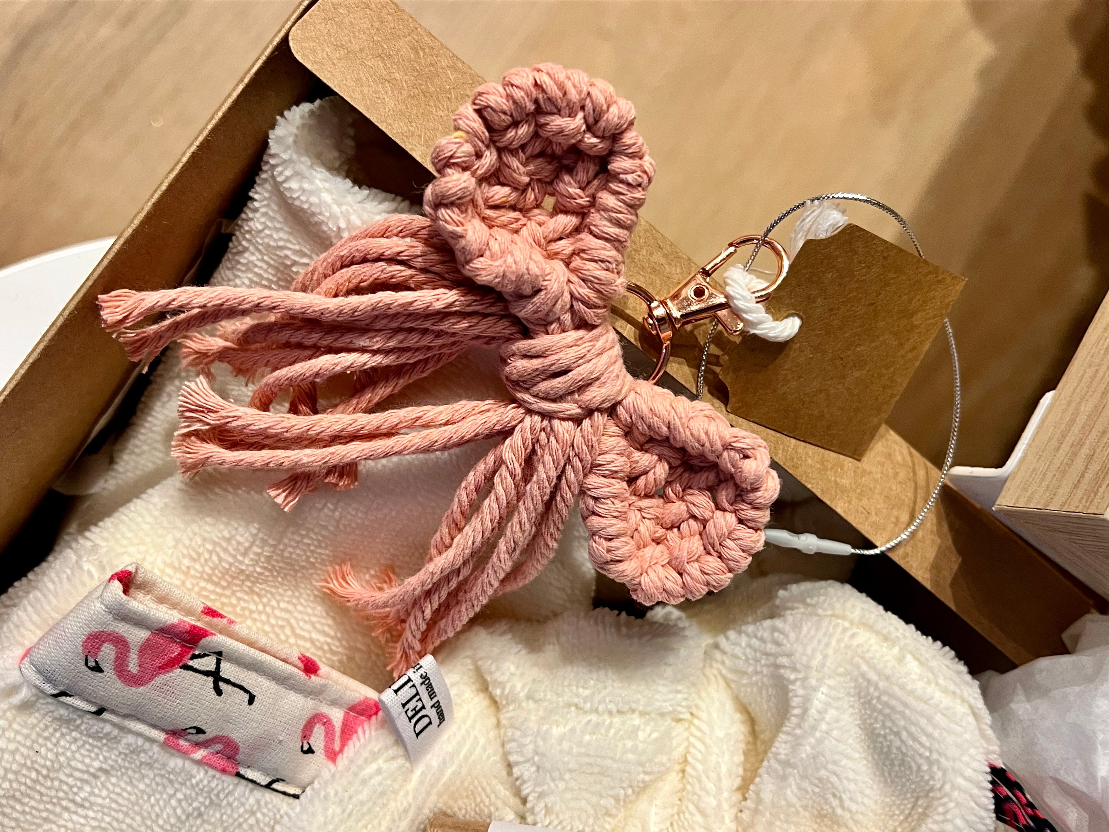 Porte clé nœud papillon