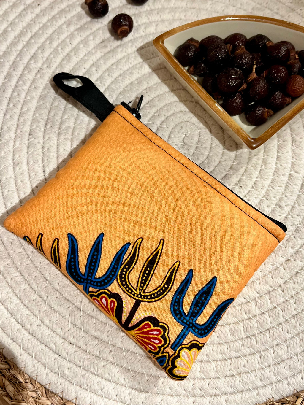 Pochette porte-monnaie avec zip