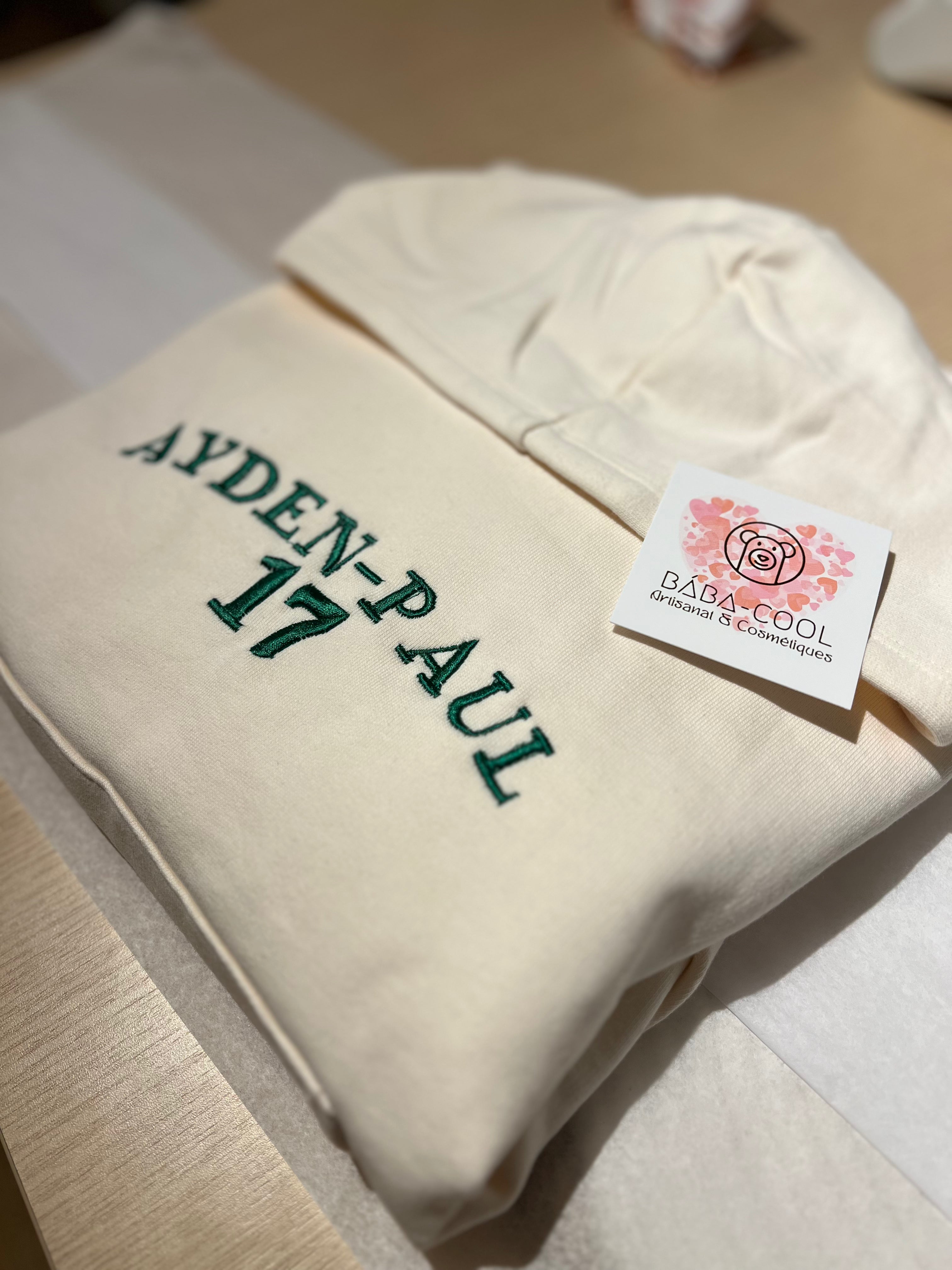 Hoodie personnalisé