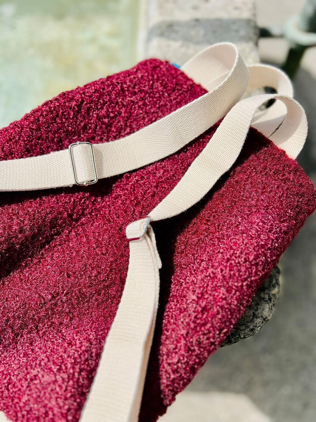 Sac à dos bouclette personnalisable avec broderie