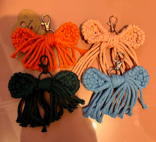 Porte clé nœud papillon