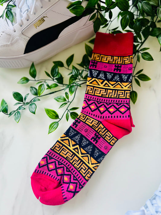 Afrikanische Mustersocken 🧦 Unisex