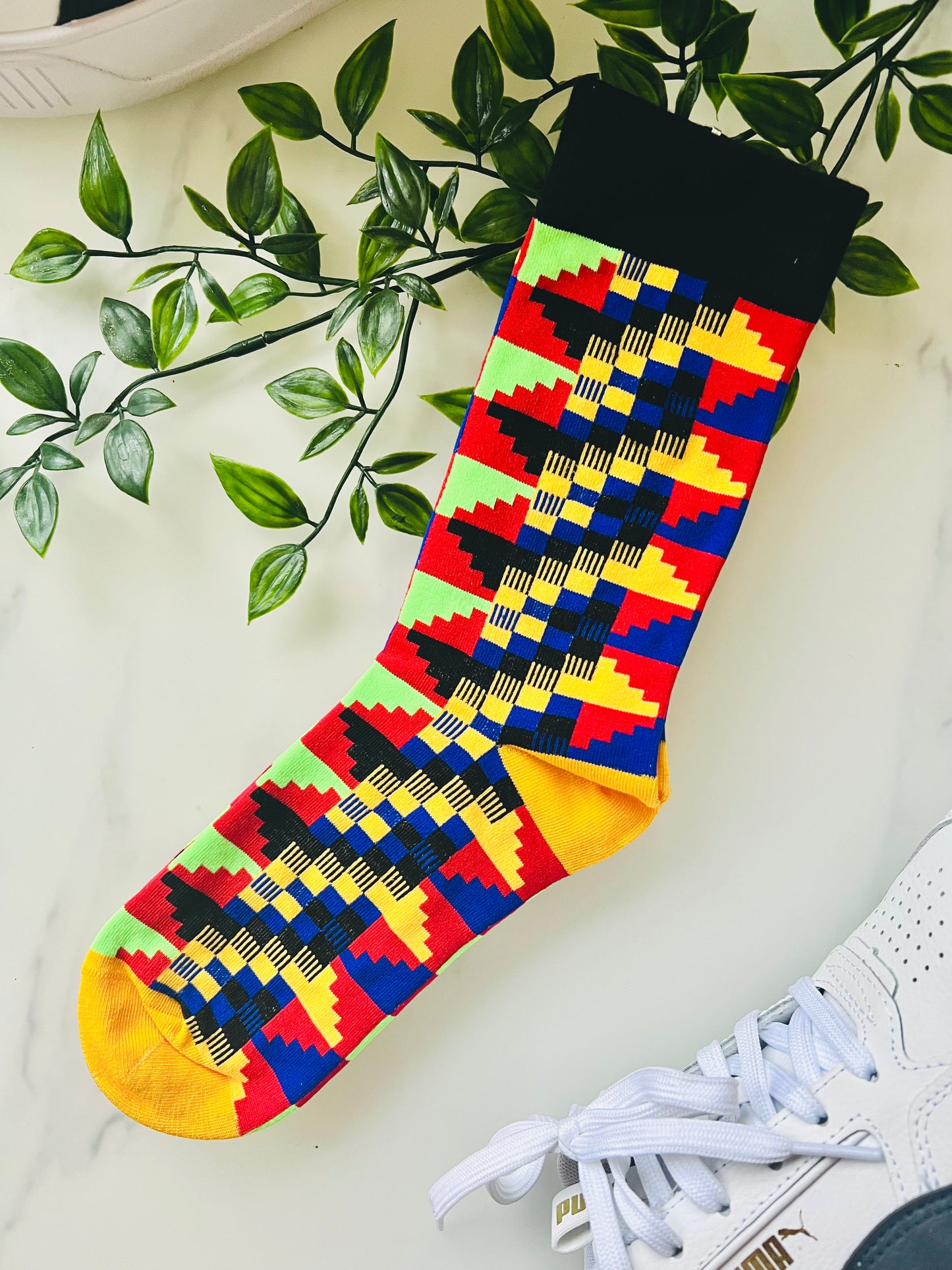 Chaussettes motifs africains 🧦 unisexe