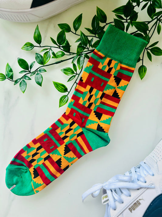 Chaussettes motifs africains 🧦 unisexe