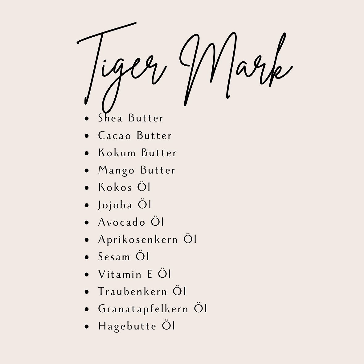 Tigermark Postpartum - baume postnatal