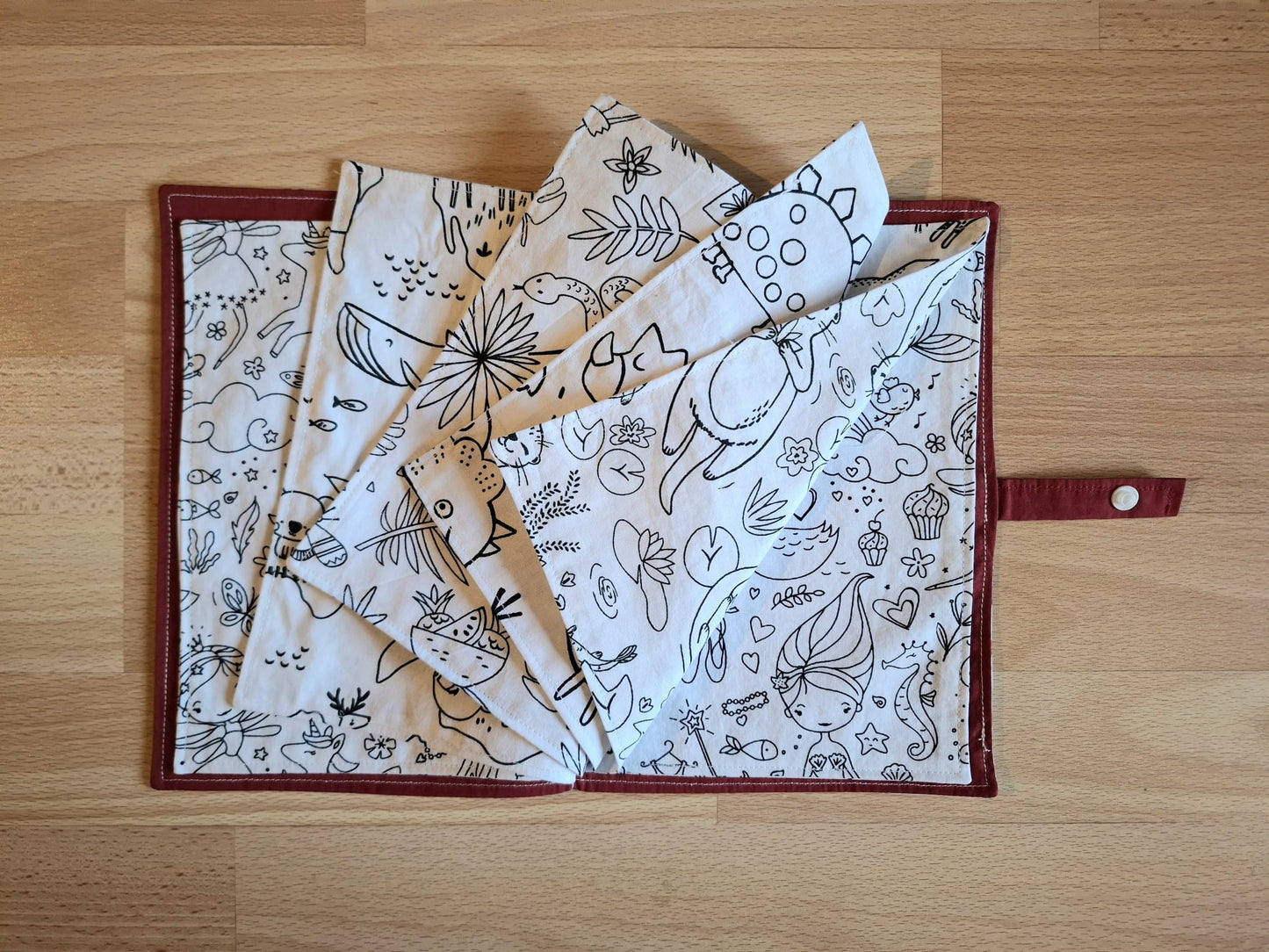 Livre de coloriage réutilisables