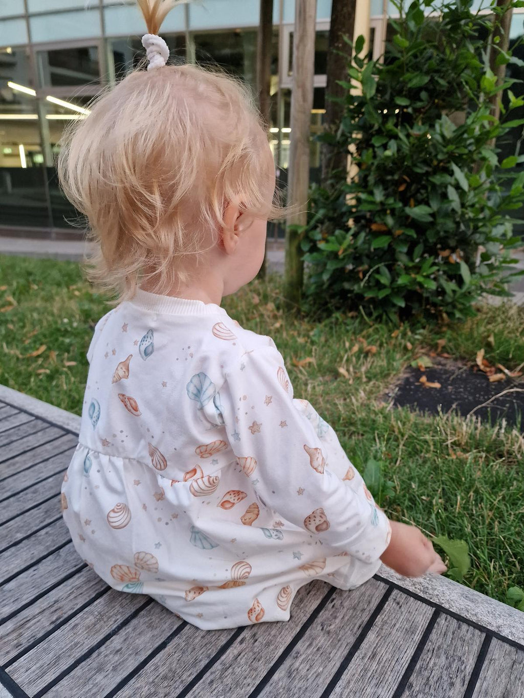 Robe à manches longues Mailo the Bear avec volants