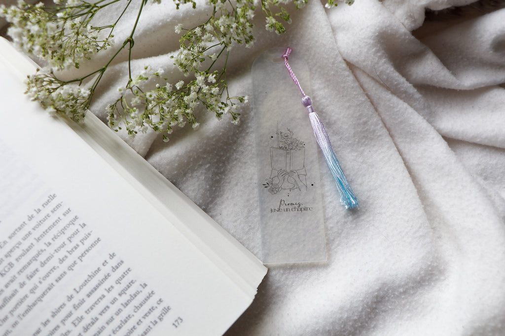 Marque page en plexis