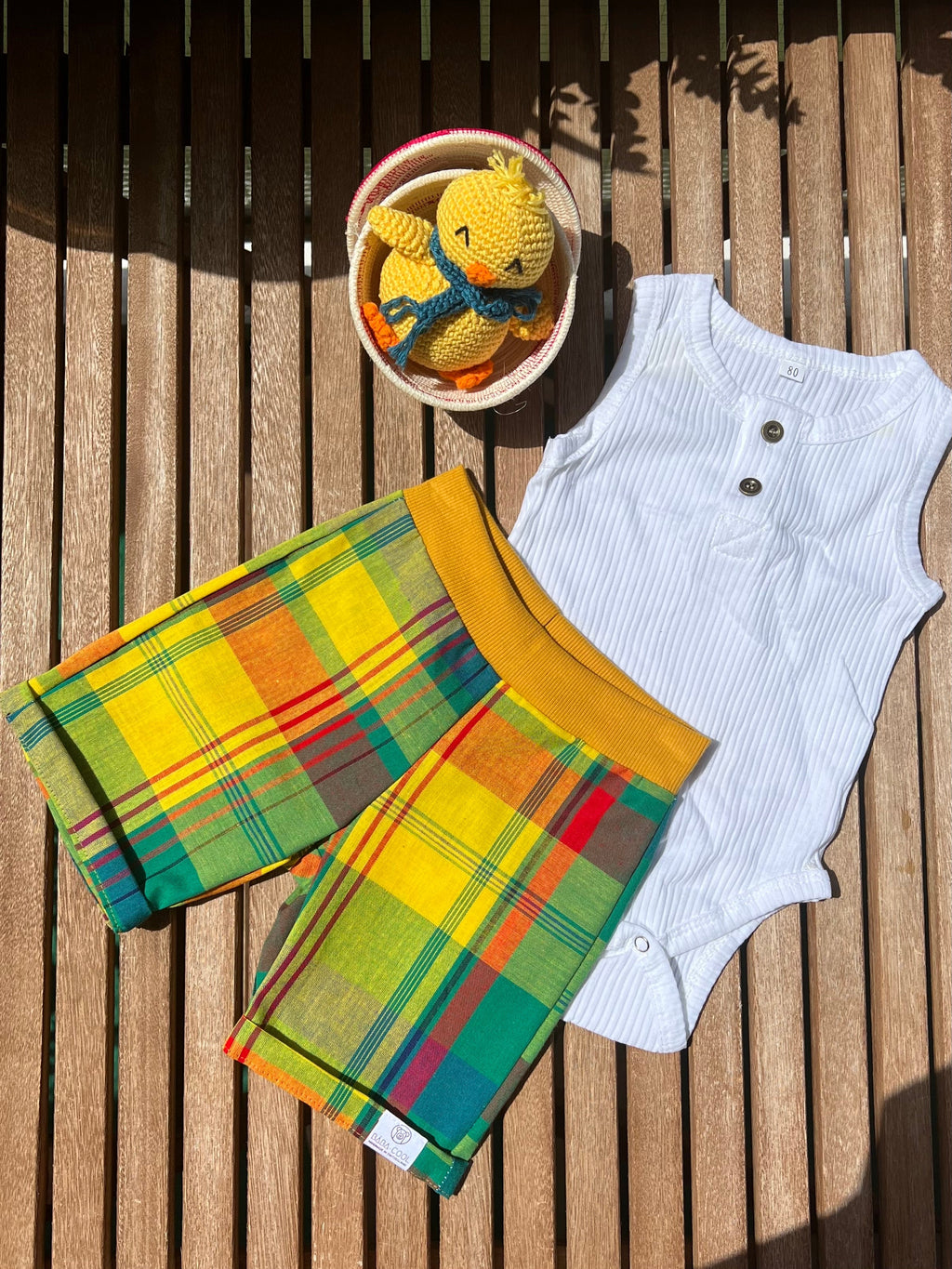 Lino Madras Bermudashorts